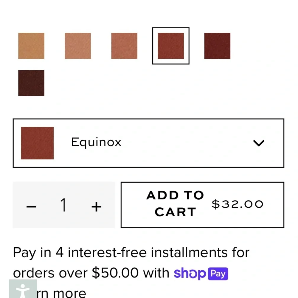 MAKE Skin Mimetic Microsuede bronzer in the shade Equinox